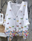 Fashion Women's Shirt Landscape Printing