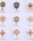 Design Court Retro Baroque Style Coat Brooch