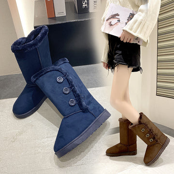 High Cotton-padded Shoes Thickened Warm Snow Boots