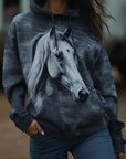 Hooded Long Sleeve Sweater All-matching Loose