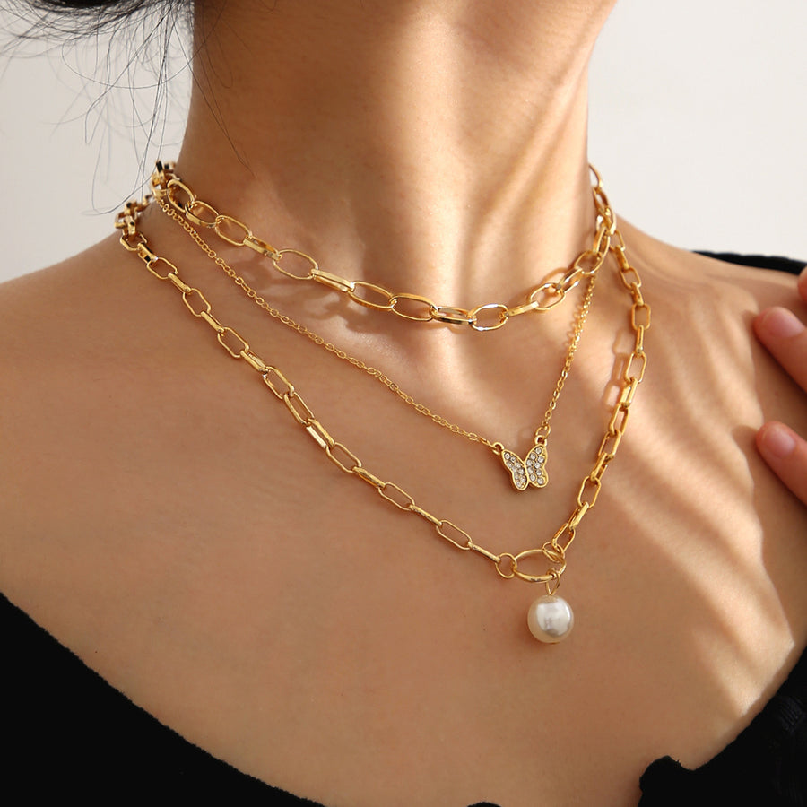 Chain Necklace Multi-layer Twin Necklace Women's Fashion