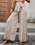 Women's Fashion Casual Ethnic Style Wide-leg Trousers