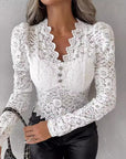 Women's Lace Bottoming Shirt Autumn And Winter