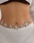 European And American Ocean Vacation Style Starfish Waist Chain Beach