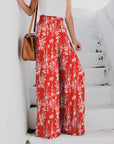 Women's Fashion Casual Printing Wide-leg Pants