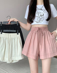 Small Ice Silk Shorts Wide Leg