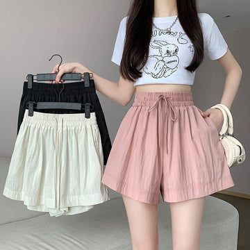 Small Ice Silk Shorts Wide Leg