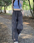 Overalls Women's High Waist Drawstring Ankle Banded Pants Slimming