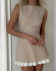 Pleated Hem Dress