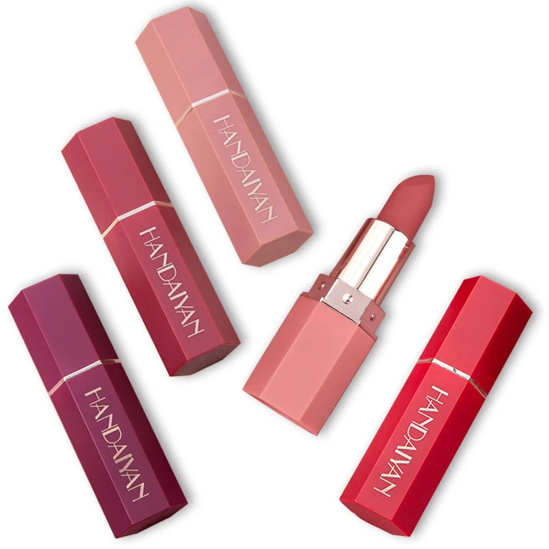 Handaiyan 6 Colors Matte Waterproof Lipstick