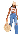 Women Wide Leg Jeans