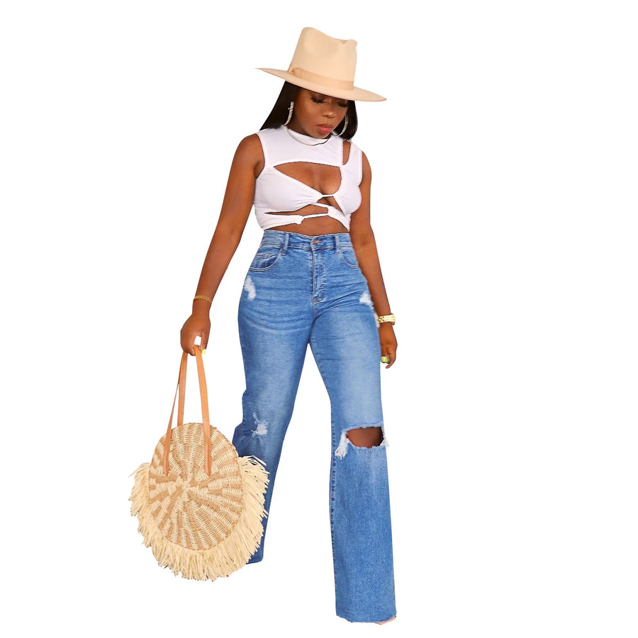 Women Wide Leg Jeans