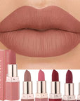 Handaiyan 6 Colors Matte Waterproof Lipstick