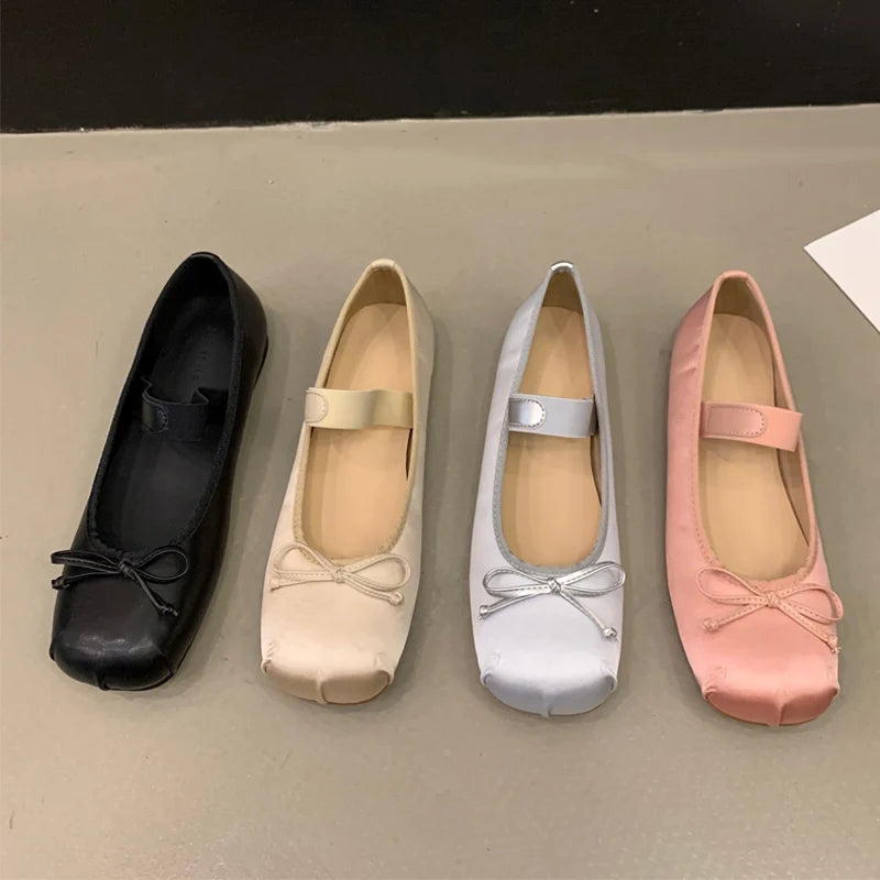 Luxury Satin Silk Ballet Shoes