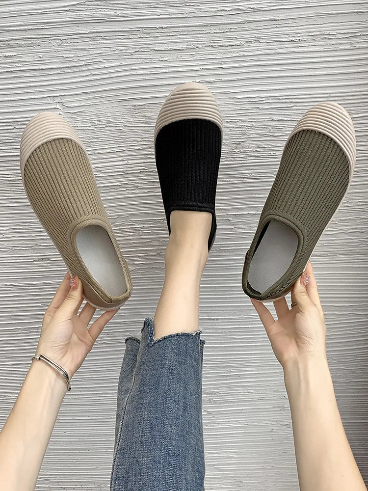 New Breathable Mesh Comfortable Flat Shoes