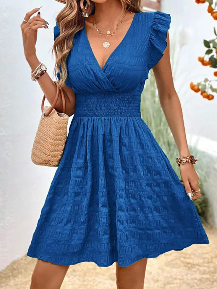 Elegant  Sleeveless Short Dresses