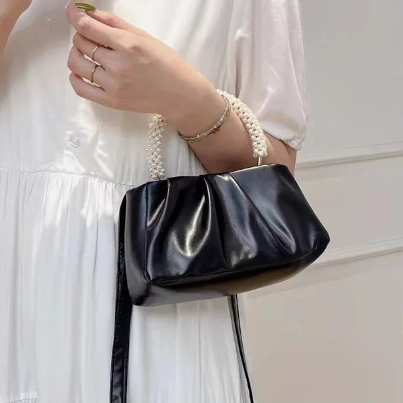 Fashion Pearl Handle Dinner Handbags