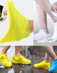 1 Pair Unisex Rain Boots for Outdoor Rainy Day Reusable Shoe Cover