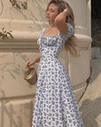 Elegant Ladies Backless Puff Sleeve Dresses