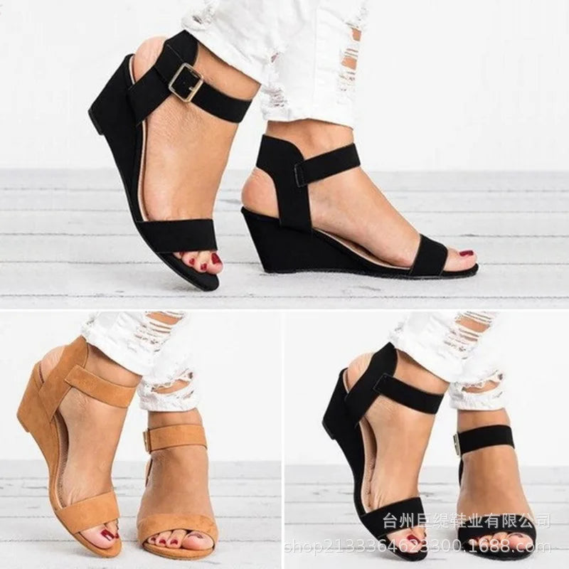 Women's Wedge High Heel Sandals