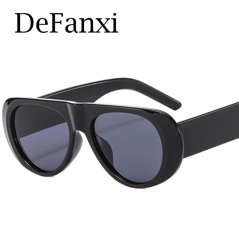 Retro Irregular Big Frame Women Sunglasses