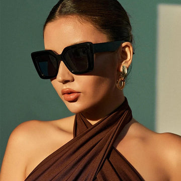 Retro Fashion Luxury Brand Square Sunglasses