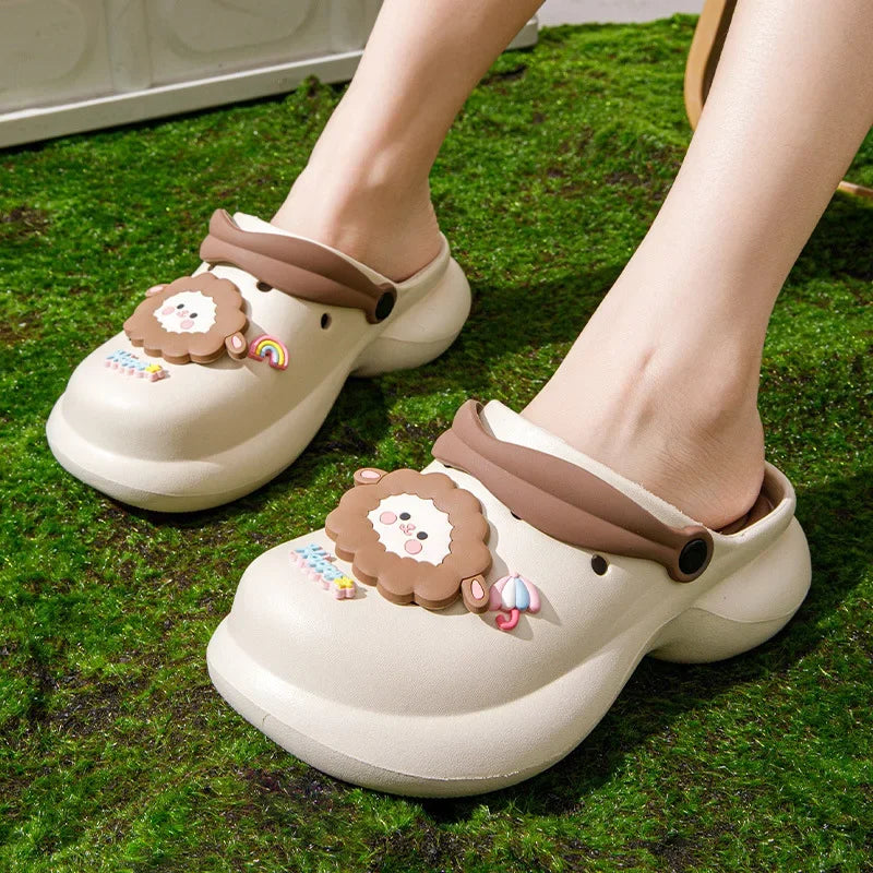 Women's  Cutecartoon Holey Slippers