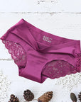 Seamless Comfort Lace Briefs Hollow Out Panties