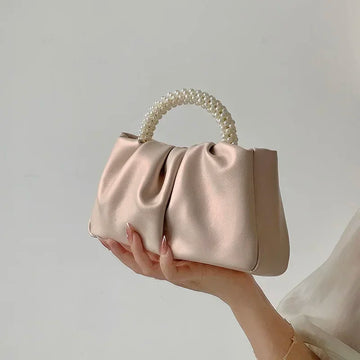 Fashion Pearl Handle Dinner Handbags