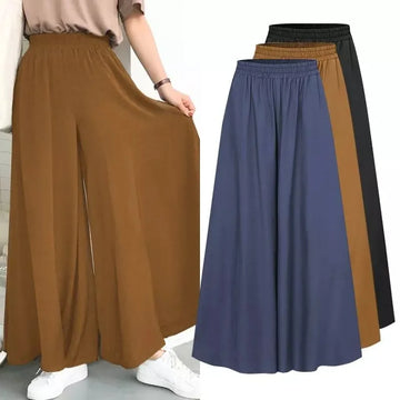 Summer Plus Size Wide Leg Pants