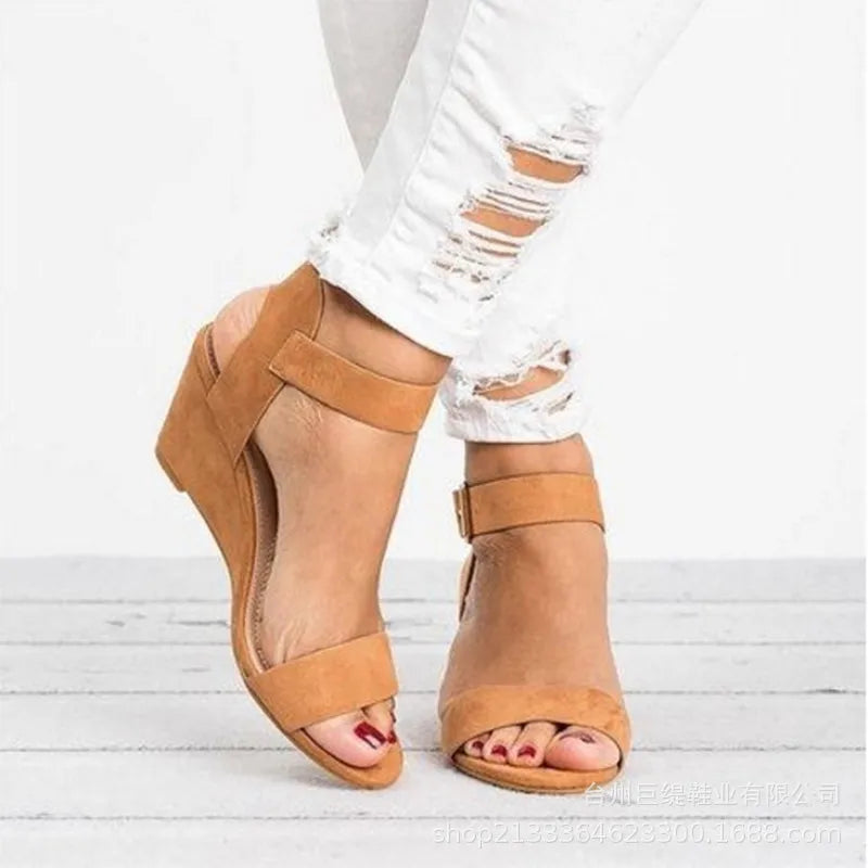 Women's Wedge High Heel Sandals