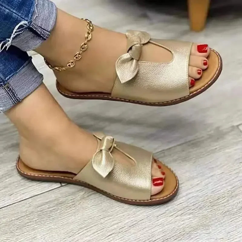 Summer Cute Butterfly-Knot Flats  Sandals