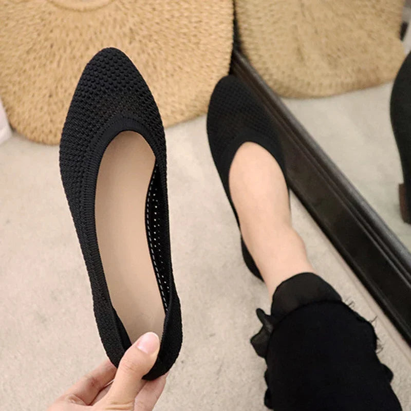 Women's Pointed Toe Ballet Flats Shoes