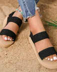 Fashion trend anti-slip wear-resistant soft soled high-heeled sandals