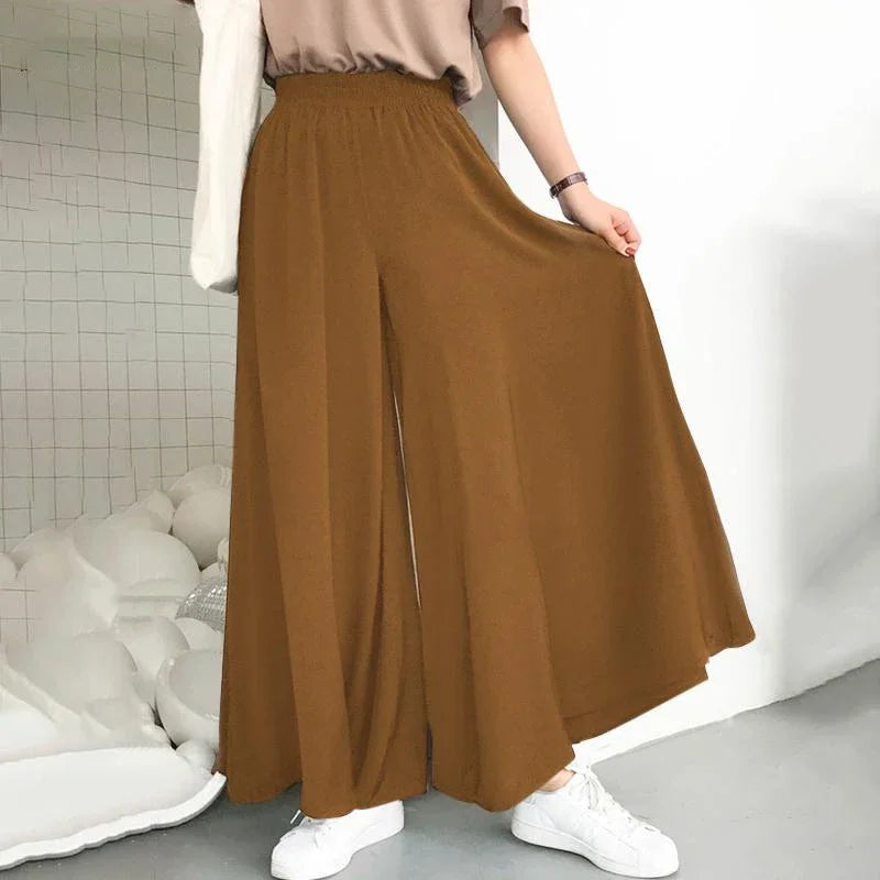 Summer Plus Size Wide Leg Pants