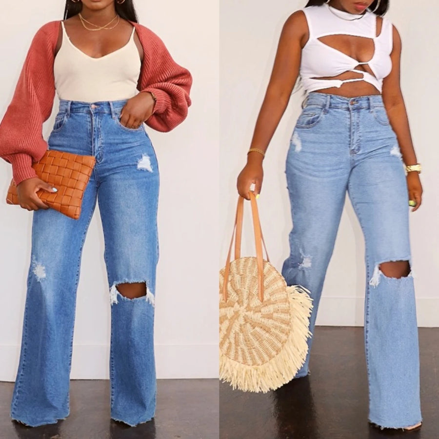 Women Wide Leg Jeans