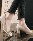 Women's Square Head Pumps Shoes