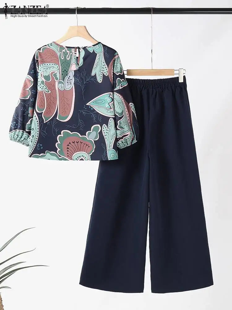 Summer Wide Leg Pant Sets