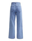 Denim High Waist Loose Fit Pants