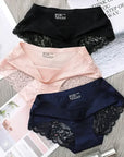 Seamless Comfort Lace Briefs Hollow Out Panties