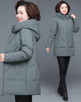 Middle-aged And Elderly Women's Cotton-padded Coat