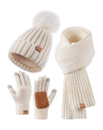 Knitted Hat, Gloves & Scarf