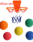 Silent High Density Foam Sports Ball Indoor Mute Basketball Soft Elastic Ball Children Sports Toy Games