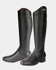 Black Cowhide Equestrian Boots