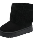 Thick-soled Plush Snow Boots