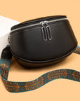 First Layer Cowhide Waist Bag Retro Shoulder Strap