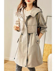 Women's Spring And Autumn Windbreaker Korean Fashion Overcoat