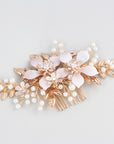 Bridal Headdress Wedding Pearl Hair Comb Insert Comb