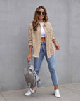 Fashion Ripped Shirt Jacket