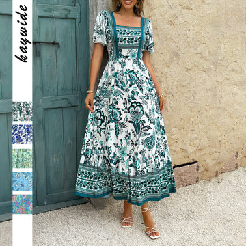 Floral Print Holiday Dress